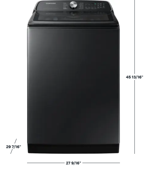 Samsung WA55CG7100AVUS 5.5 cu. ft. High-Efficiency Smart Top Load Washer with Super Speed Wash (2023) — image 2